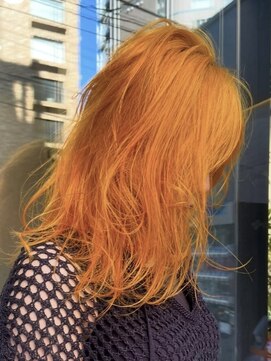 ユルク トウキョウ(jurk tokyo) マリーゴールドオレンジ レイヤーカット 韓国レイヤー