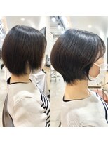 エトネ ヘアーサロン 仙台駅前(eTONe hair salon) 【大人女性】美フォルム丸みショート