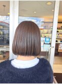 オリーブベージュマットブラウンナチュラルベージュボブミニボブ