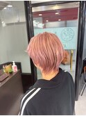 パステルピンクベージュ