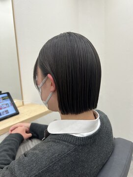 リノアバイフェリア(LINO’A by felia) 大人可愛い切りっぱなしボブ◎10代20代30代40代