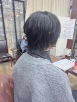 ハピネス 王寺店(Happiness) マッシュウルフ メンズライク 刈り上げショート 奈良 王寺