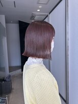 ビーヒアナウ 金沢県庁店(BE HERE NOW) pink color/ぱつっとbob