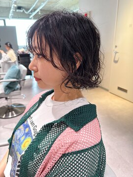 アム(amu) ボブパーマ/パーマボブ/ゆるふわパーマ/ウェーブボブ/ミニボブ