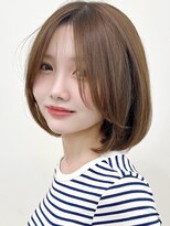 セイドット オモテサンドウ(Say. omotesando)&nbsp;Say.ショートボブひし形ボブ韓国ボブオリーブグレーケアブリーチ