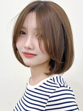 セイドット オモテサンドウ(Say. omotesando) Say.ショートボブひし形ボブ韓国ボブオリーブグレーケアブリーチ