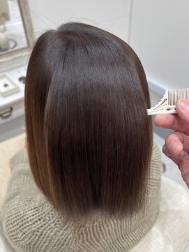 バレル 天王寺阿倍野店(Barrel) ハイライトダブルカラーイルミナカラー縮毛矯正髪質改善