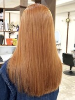 ラック 表参道(LUCK)&nbsp;オレンジカラー/ブリーチ/ケアブリーチ/ダブルカラー/原宿