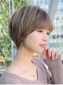 韓国風巻き　小顔ショート　ハンサムショート