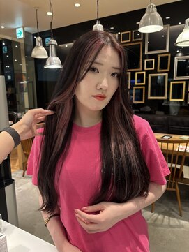 サラ 天神大名店(SARA) 【フェイスフレーミング】ピンク/ペールピンク