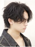 ツイストスパイラルパーマ波巻きパーマシャドウパーマメンズ