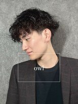 アウル 心斎橋(owl)&nbsp;波巻きパーマ×ツイストスパイラルパーマ×men's