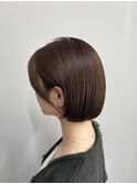 まろやかブラウンボブ