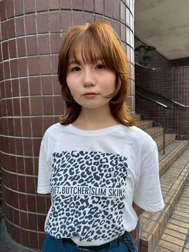 ジュール(JOULE'S) レイヤーカット/ブリーチなしダブルカラー/ハニーブラウン