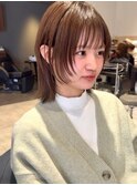 耳かけボブ×顔回りレイヤー