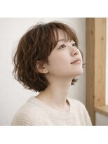 スープレックス ヘアーデザイン(SOUPREX HAIR DESIGN)&nbsp;顎ラインナチュラルボブパーマ　20代 30代 40代 50代 60代