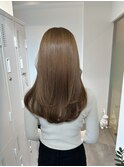 ヘーゼルベージュ/似合わせカット/ミディアムレイヤーカット