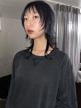 ヨハク 大阪梅田中崎町(yohaku) 【misaki】ブルー×ブラック ミックスdesign