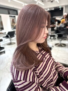 ランテルディ 渋谷(LANTERDIT) pink milk tea greige/ピンクミルクティー