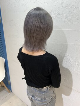 アジールヘア 池袋東口店(agir hair) ブリーチ&ダブルカラーハイトーンシルバー池袋東口