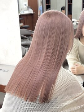 ニコトウキョウ 新宿(nico TOKYO) ホワイトピンクダブルカラーケアブリーチハイトーン髪質改善