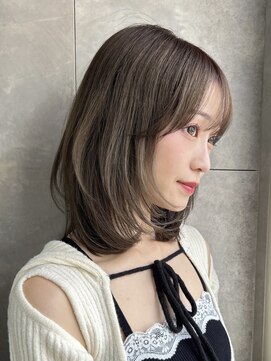 トルネード(TORNADO) 韓国アイドル風 推しカラー推しカット シースルーバング 7s423