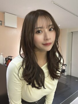 ペレ 原宿(PELE) ダークパープルナチュラルショート夏のヘアアレンジ原宿