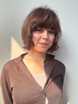 ニア(nir.) ナチュラルショートボブ髪型20代30代40代50代前髪あり