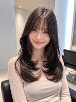 ジーナ 西荻窪(Zina) 髪質改善*グレージュ耳掛け前髪ショート【Zina西荻窪】
