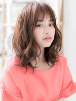 モッズヘア 越谷(mod's hair)&nbsp;*mod's越谷*大人かわいい☆くせ毛風やわらかくびれセミディa!