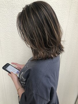 ヘアサロンエム 渋谷店(HAIR SALON M) ハイライト×フォギーベージュ
