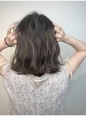 ベージュグレー,色持ち１ヶ月,ブリーチなし／髪質改善