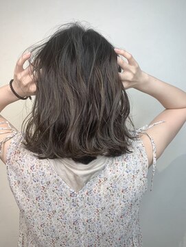 アンダーバーホワイト 堺東店(_WHITE) ベージュグレー,色持ち1ヶ月,ブリーチなし/髪質改善