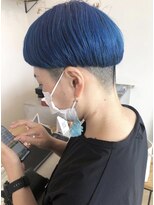 アーブル ヘアーアンドメイク(ARBRE) ブリーチダブルカラーマッシュスタイル刈り上げショート