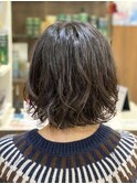 わたあめのようなやわら軽パーマ