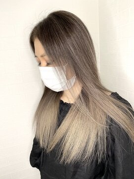 ユートピア(U topia) バレイヤージュ/ハイライト/ミルクティーカラー/秋