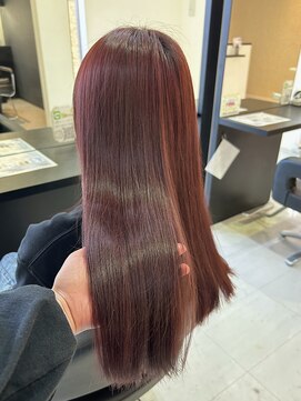 ナビ 金沢駅前店(navi) *ブリーチなし！レッドブラウン*