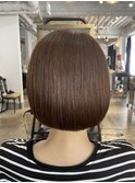 艶髪ストレートボブスタイル