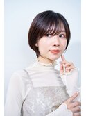 【UNIX溝口】大人ショートボブ丸みショートニュアンスカラー
