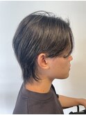 メンズマッシュウルフニュアンスパーマ