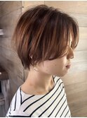 ナチュラルショートボブ