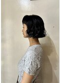 GILLIA【梅ヶ丘】BOB/黒髪・デジタルパーマ/ 30代／40代