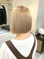 ネオリーブカフ 鶴ヶ峰店(Neolive caff)&nbsp;ハニーベージュ　ダブルカラー　ハイトーンカラー