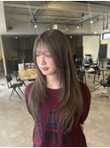 10代20代30代韓国風顔周りレイヤースタイル