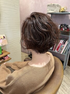 ブランシェ ヘアデザイン(BLANCHE hair design) ショートボブ☆ウェーブパーマ