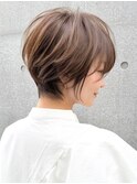 ショートヘア/分け目なし/イメチェン/30代40代50代/表参道