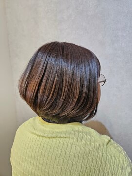 ウィスプ 赤羽店(wisp) 年を重ねても艶やかな髪質改善ヘア 大人ショートボブ#3