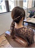 金箔でタイトローポニー◎