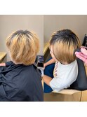 髪質改善ストレート/縮毛矯正/トリートメント/40代/50代