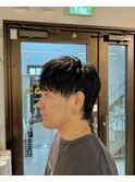 スパイキーショートマッシュウルフメンズカット